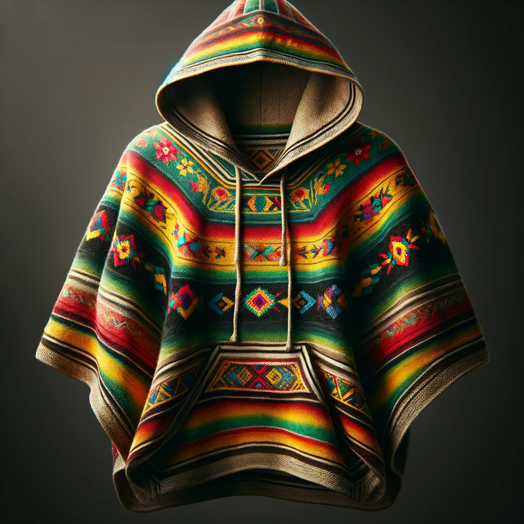 Aztec Poncho hoodie