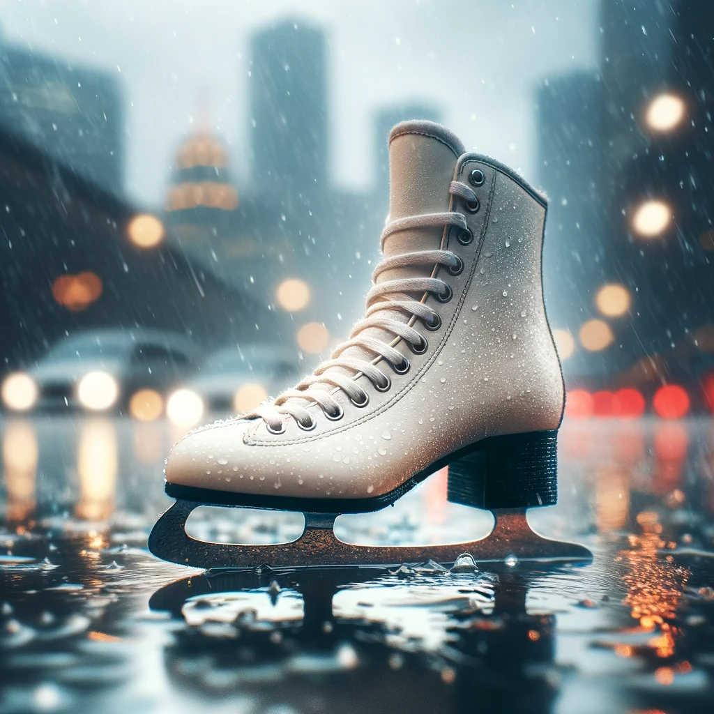 Can you ice skate in the rain?
