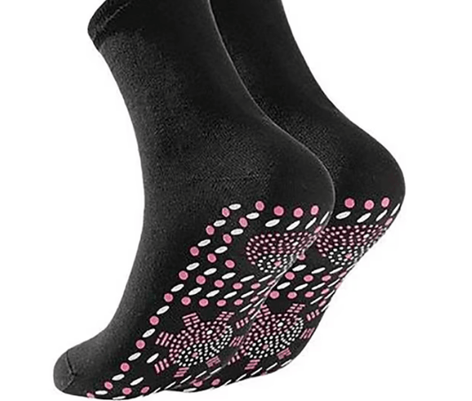 The Benefits of Wearing Tourmaline Thermal Circulation Self-Heating Shaping Socks - Maves Apparel