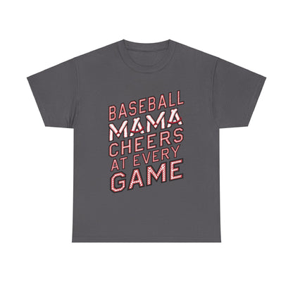 Baseball Mom Shirt | Mother Cheers At Every Game