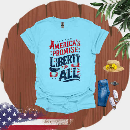 Patriotic light blue 4th of July Shirts