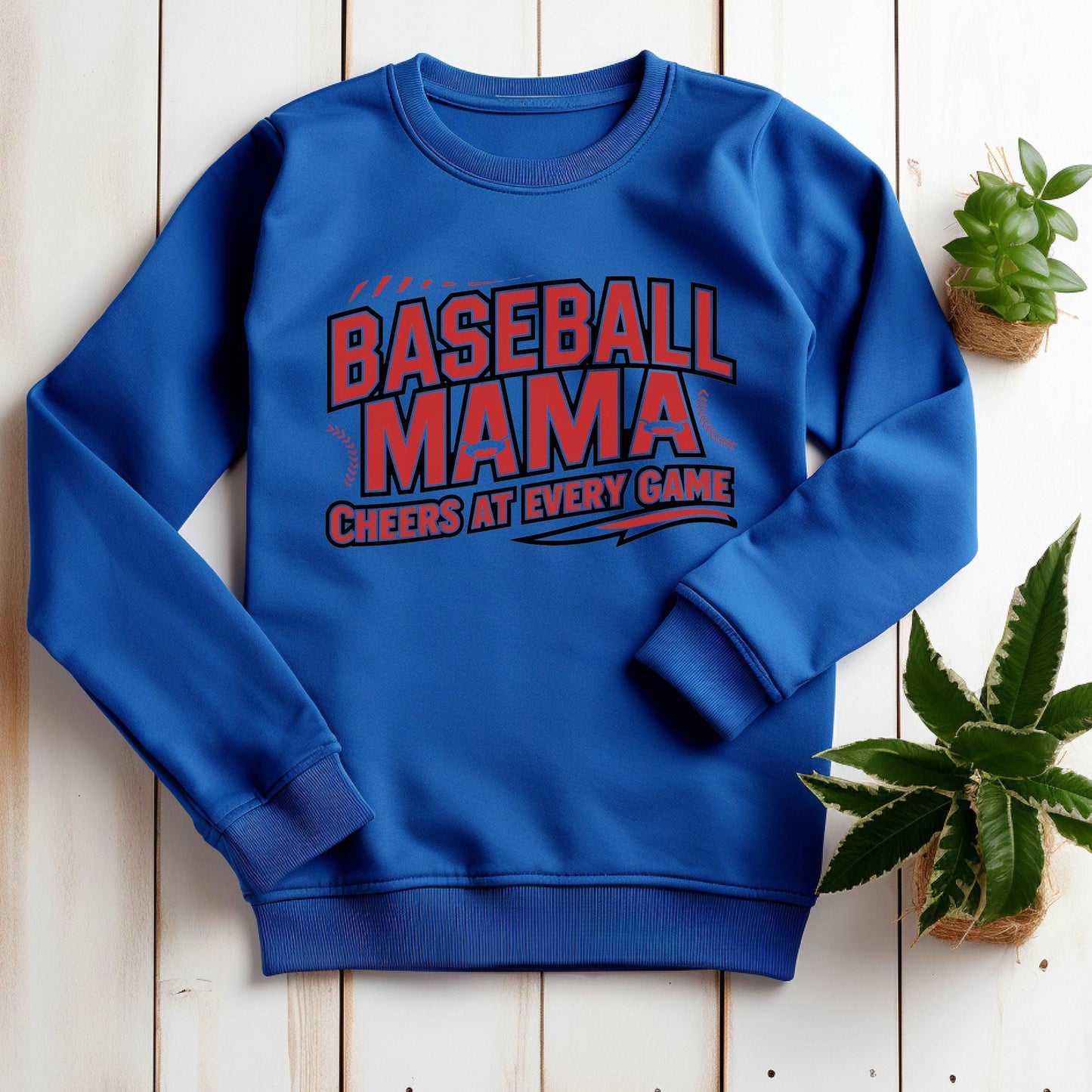 Baseball Mama Royal Sweatshirt