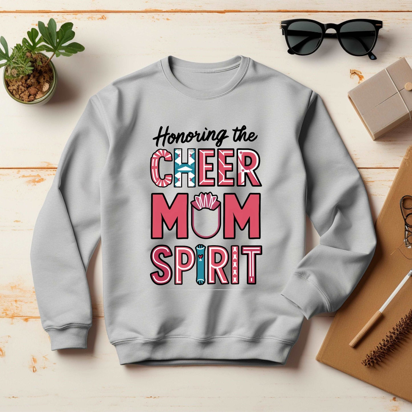 Cheer Mom Sport Grey Sweatshirt