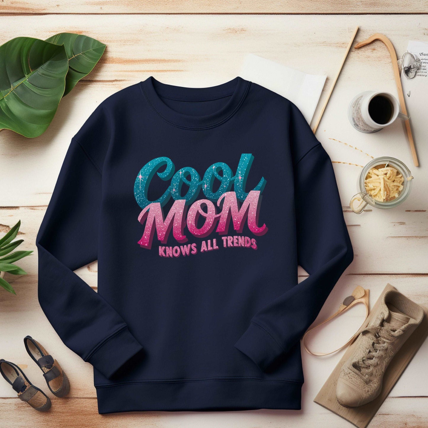 Cool Mom Navy Sweatshirt
