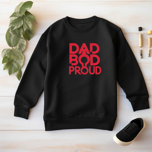 Dad Bod Black Sweatshirt