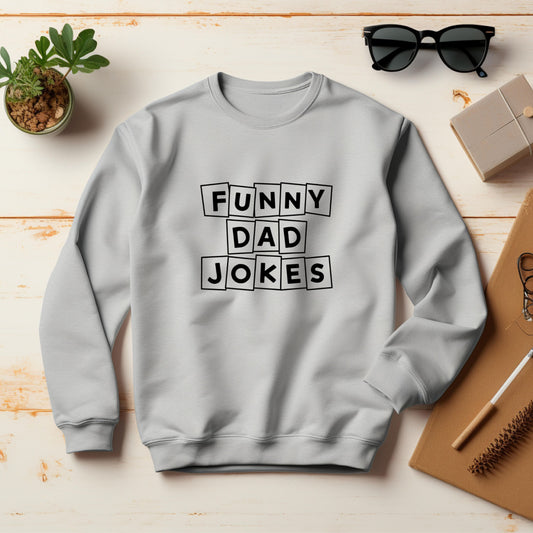 Funny Dad Joke Sport Grey Sweatshirt