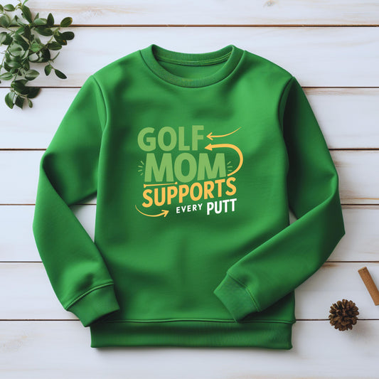 Golf Mom Irish Green Sweatshirt