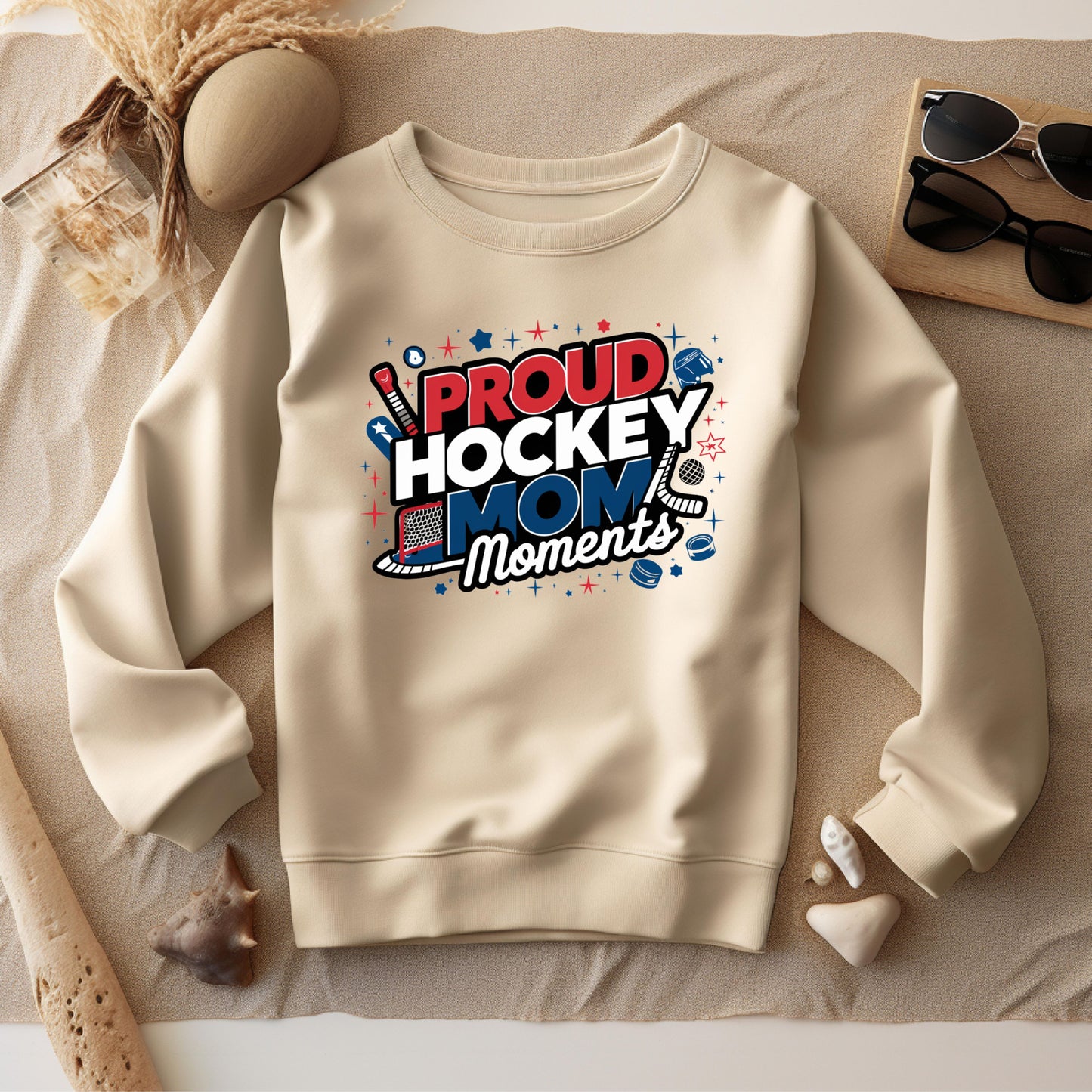 Hockey Mom Sand Sweatshirt