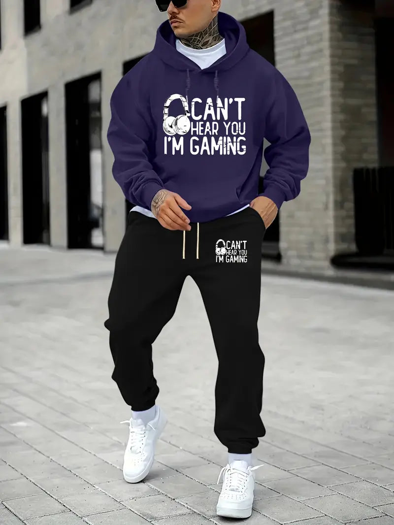 Men's Gaming Hoodie Tracksuit