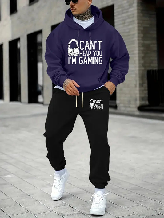 Men's Gaming Hoodie Tracksuit