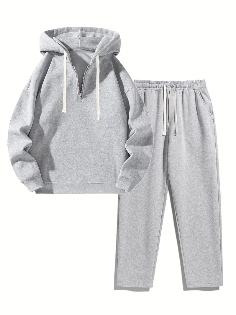 Men's Hooded Tracksuit Set