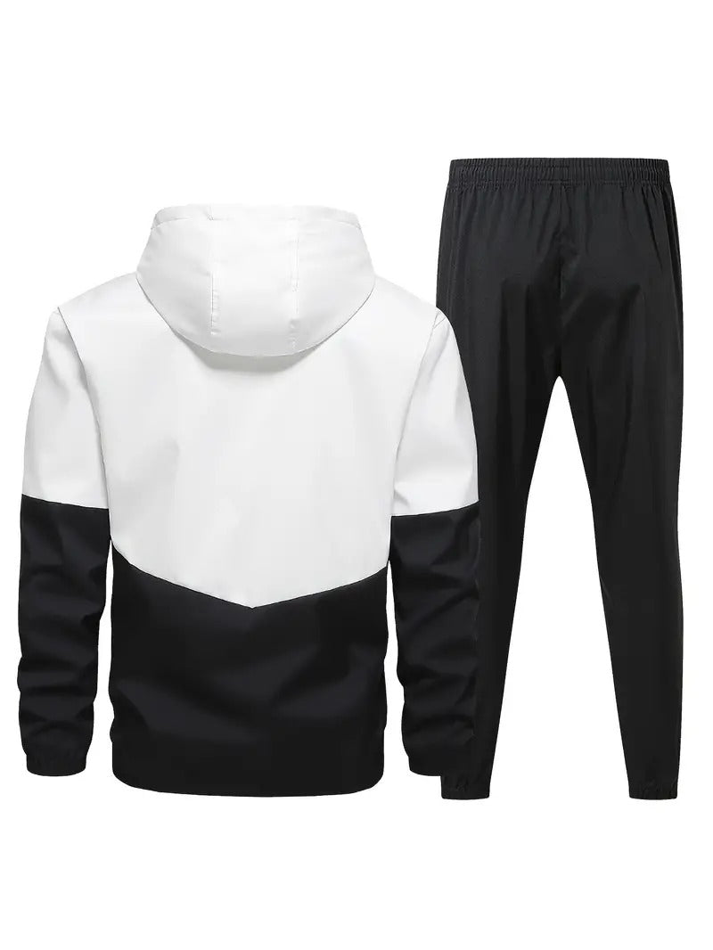 Men's Preppy Tracksuit Set