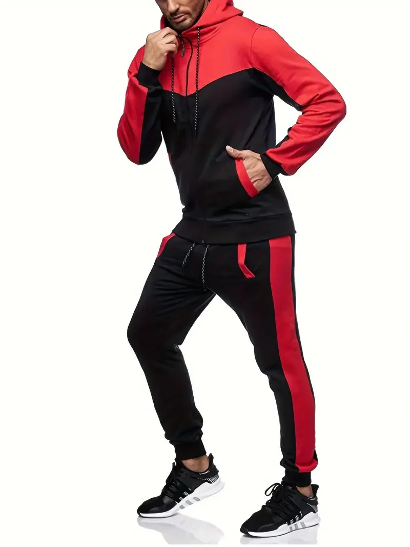 Men's Jogging Workout Tracksuit Set