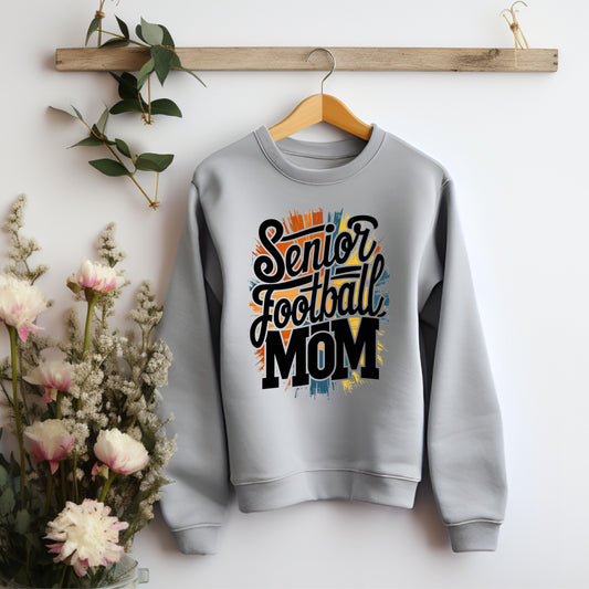 Senior Football Mom Sport Grey Sweatshirt