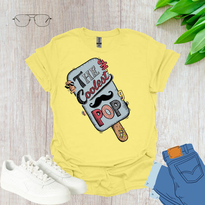 The Coolest Pop cornsilk Funny Dad Shirt
