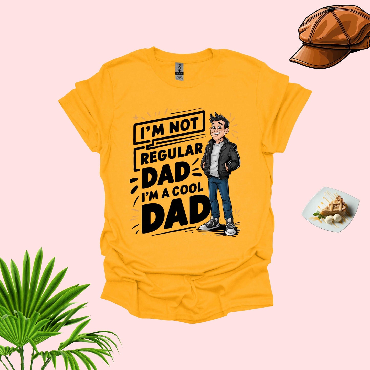 Best Dad Ever Gold Shirt | Enjoy Time with Your Father