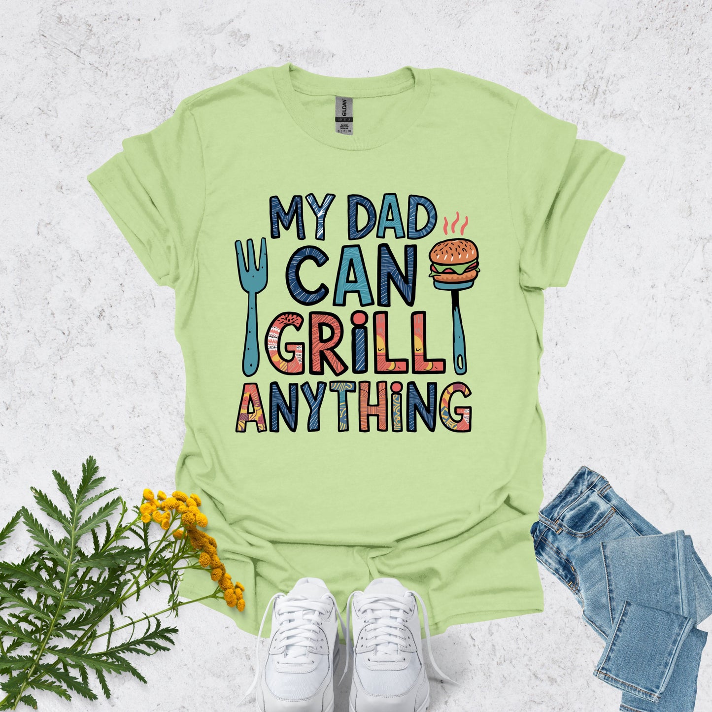 Top dad shirt | My Dad Can Grill Anything