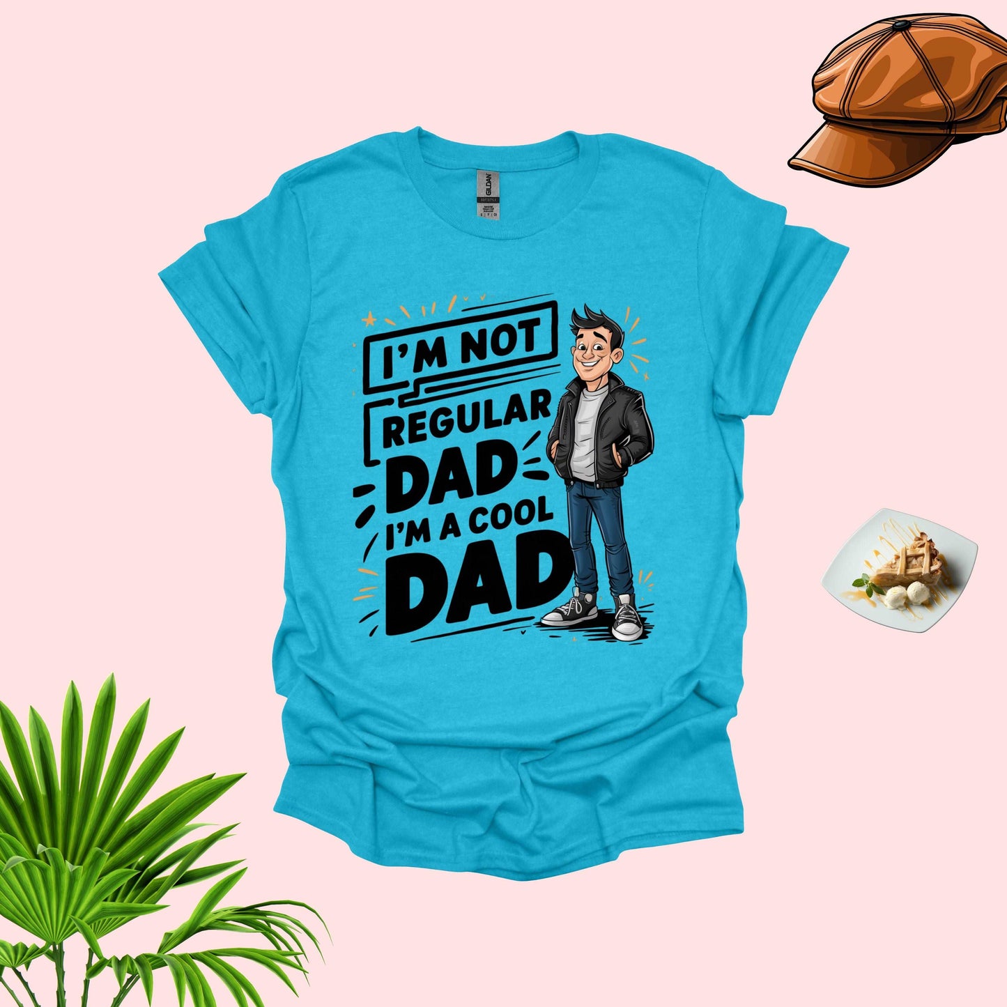 Best Dad Ever Heather Galapagos Blue Shirt | Enjoy Time with Your Father