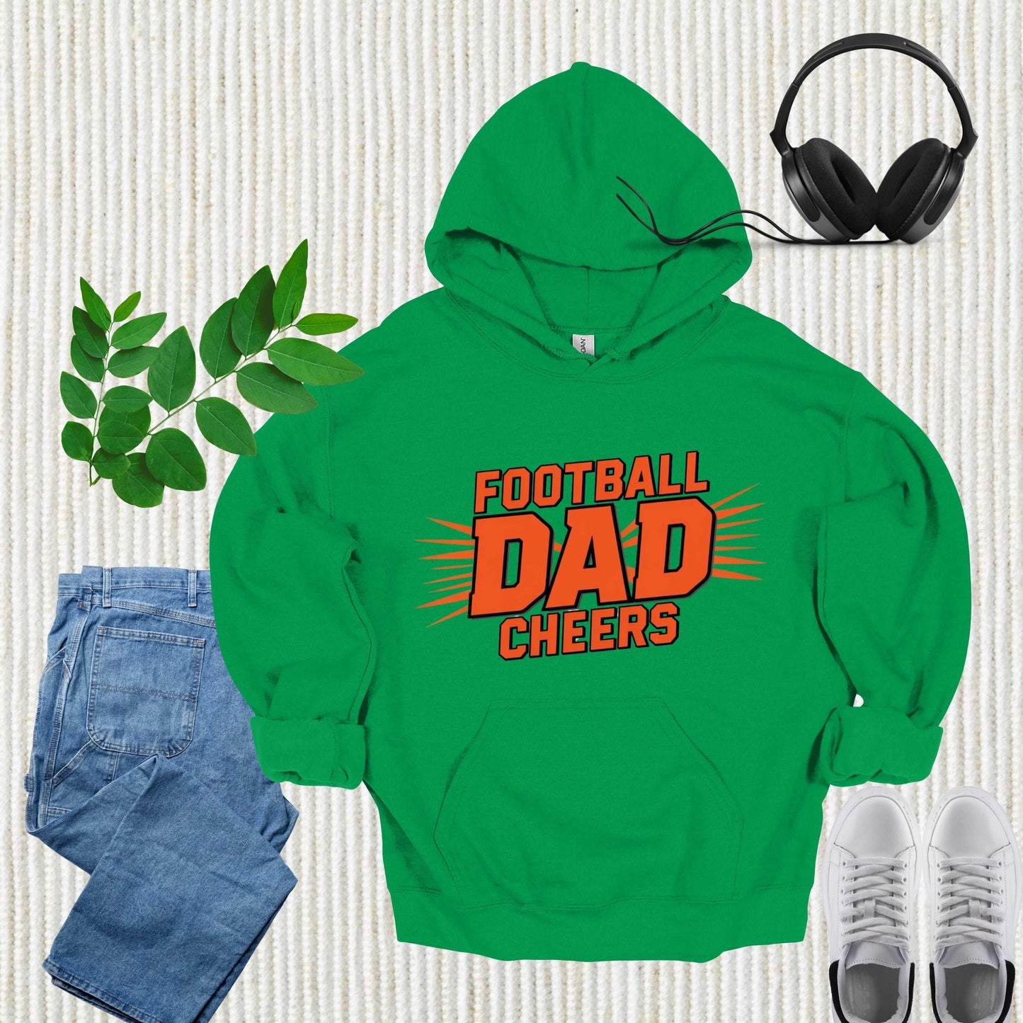 Football Dad Irish Green Hoodie