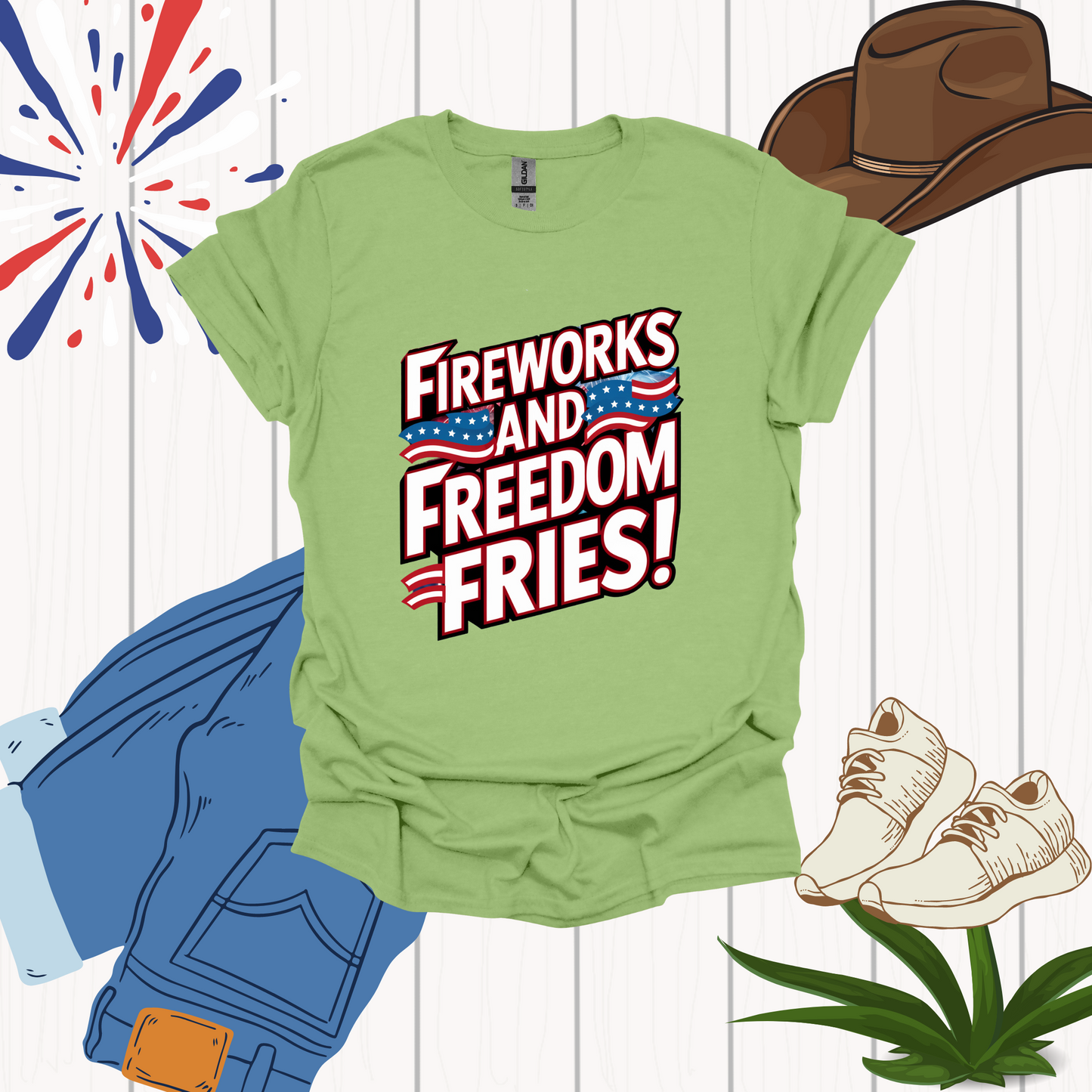 Kiwi Funny 4th of July Shirt