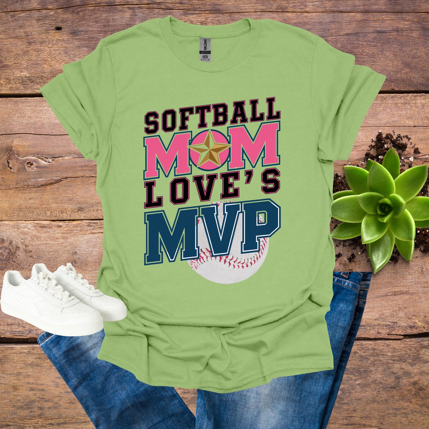 Softball kiwi Mom Shirt