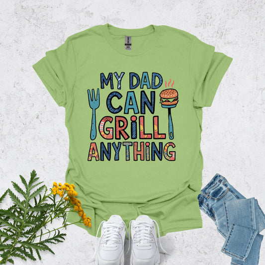 Top dad kiwi shirt | My Dad Can Grill Anything