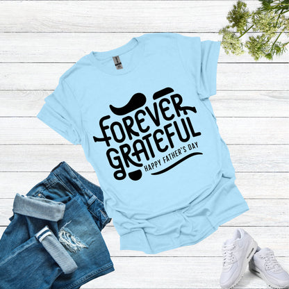 Grateful Dad Light Blue Shirt | Father Day Shirt