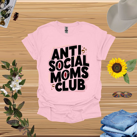 Anti Social Moms Club Light Pink Shirt