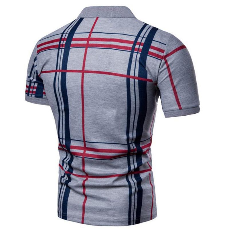 Men Casual Lattice Polo Shirt - Maves Apparel