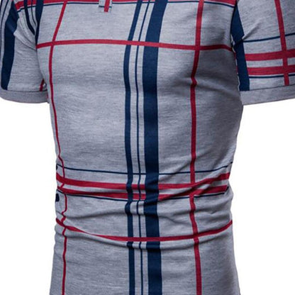 Men Casual Lattice Polo Shirt - Maves Apparel