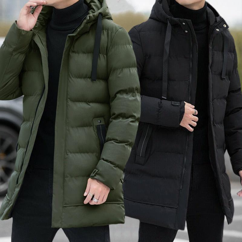 Men's Hooded Cotton Jacket Winter - Maves Apparel