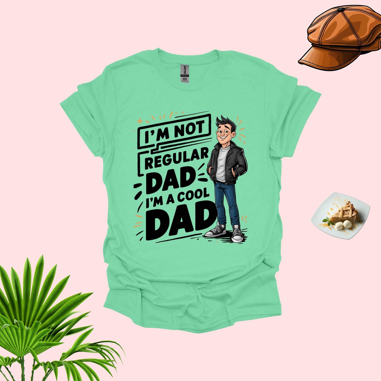 Best Dad Ever Mint Green Shirt | Enjoy Time with Your Father