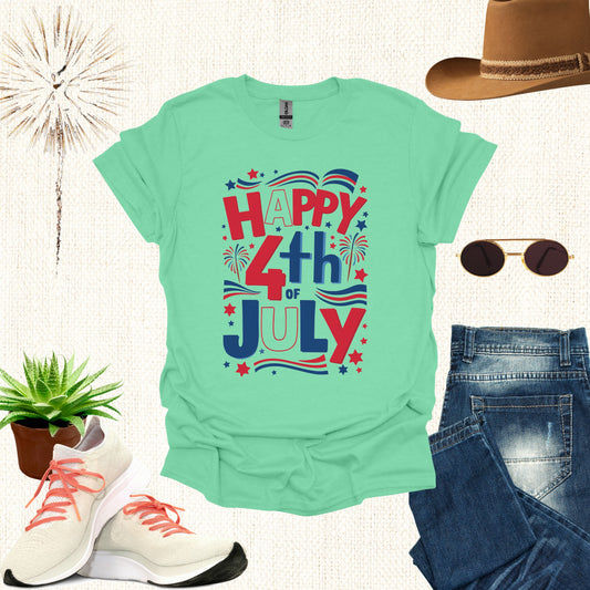 Happy mint green 4th of July Shirts