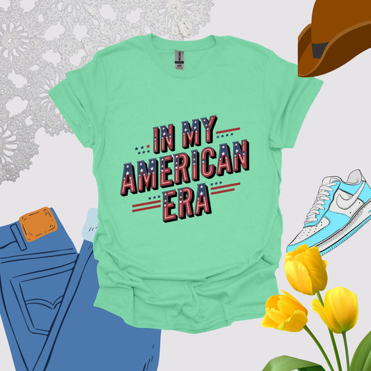 In My American Era mint green 4th of July Shirts