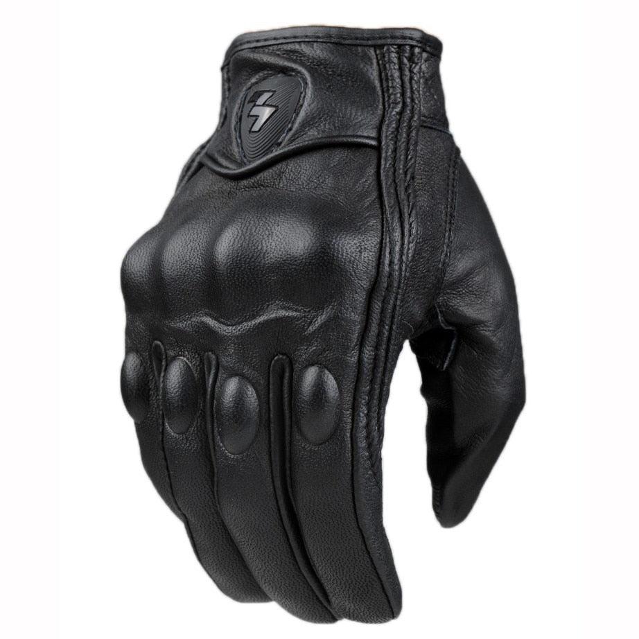 Motorcycle Gloves - Leather Carbon Cycling Gloves - Maves Apparel
