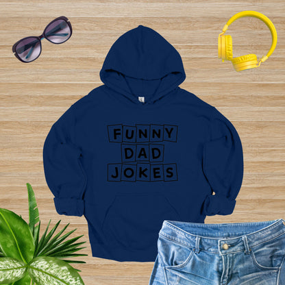 Funny Dad Navy Hoodie | Enjoy Dad Joked