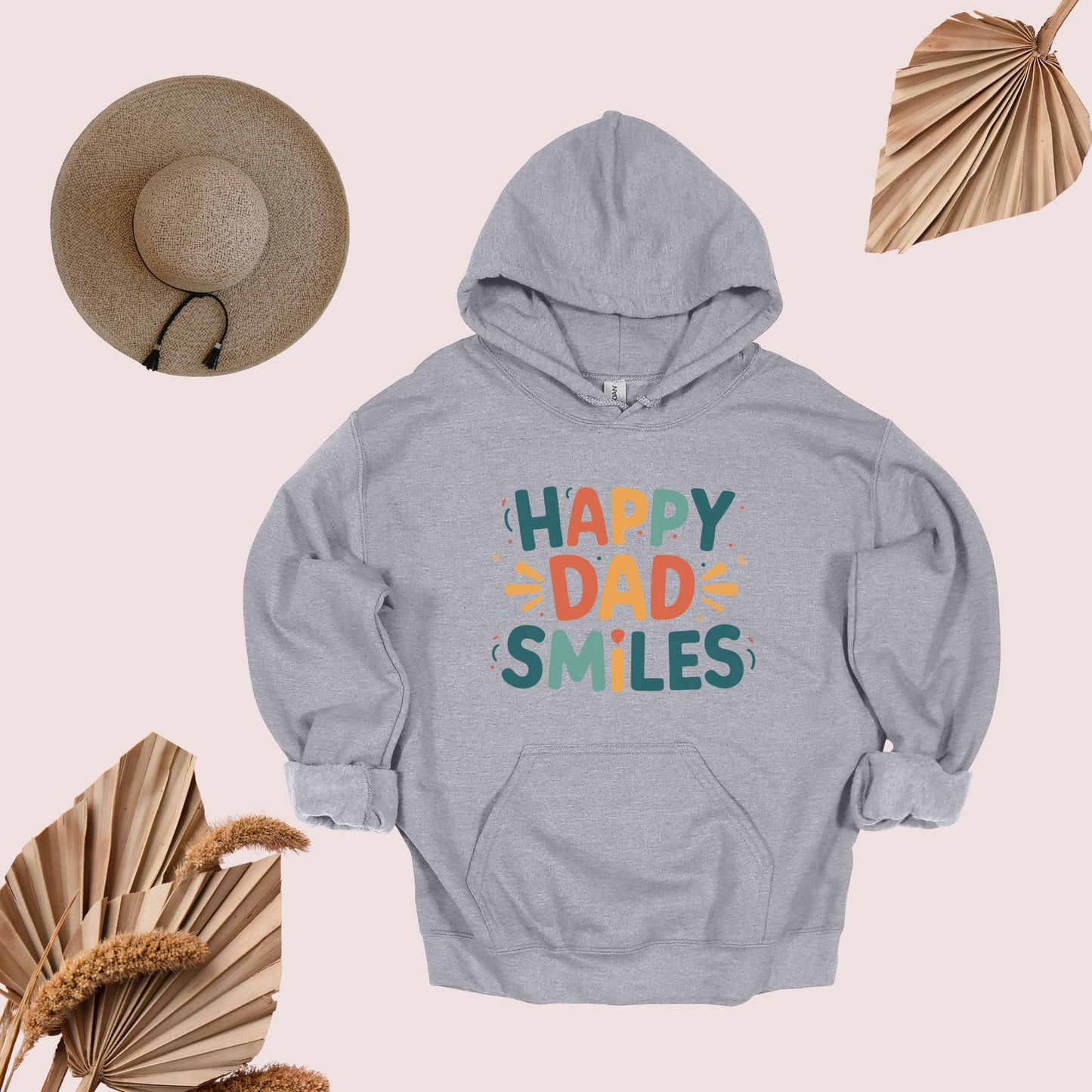 Happy Dad Sport Grey Hoodie