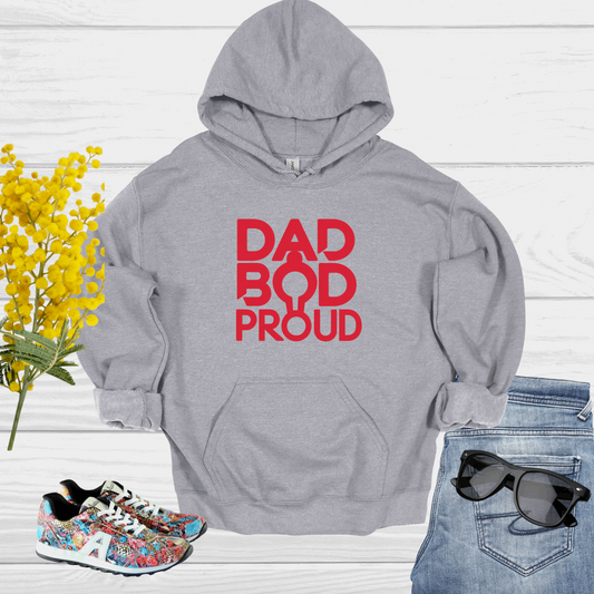 Dad Bod Sport Grey Hoodie