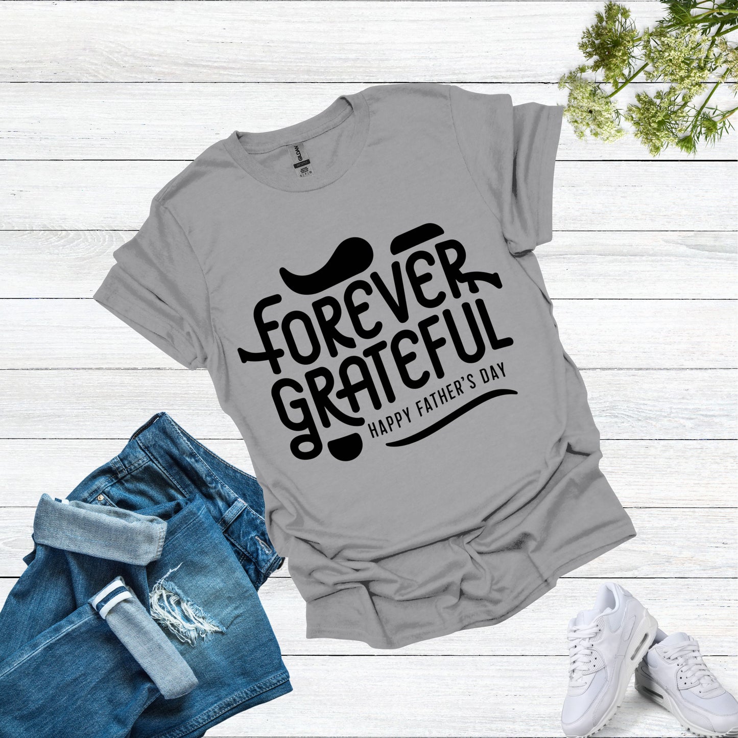 Grateful Dad Sport Grey Shirt | Father Day Shirt