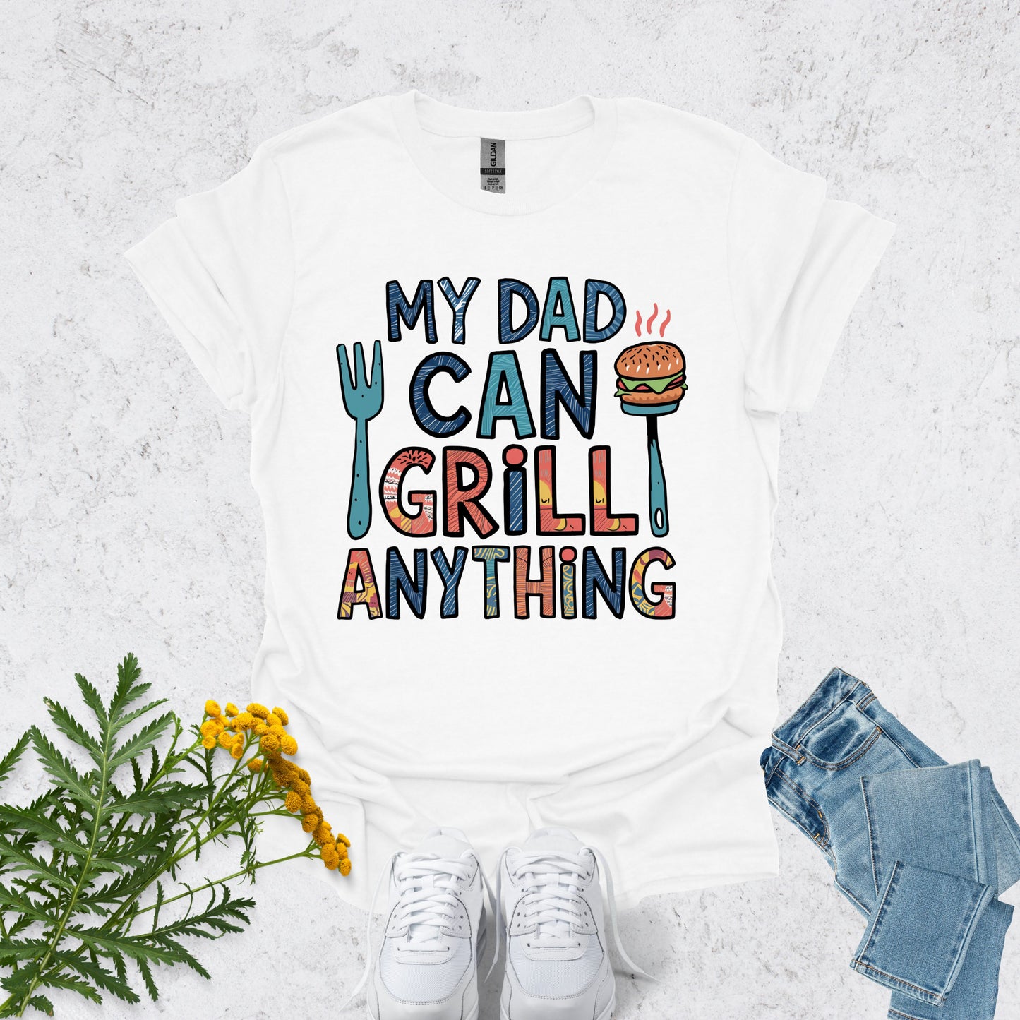 Top dad shirt | My Dad Can Grill Anything