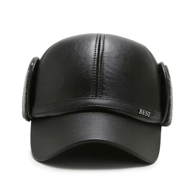 Elderly Thickened Cap With Velvet Ear Protection - Maves Apparel