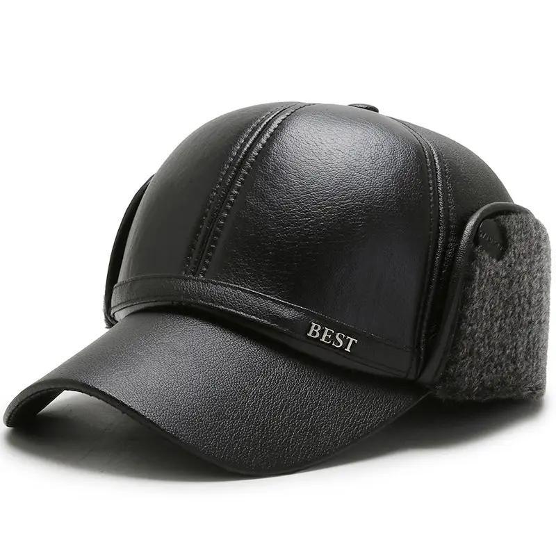 Elderly Thickened Cap With Velvet Ear Protection - Maves Apparel