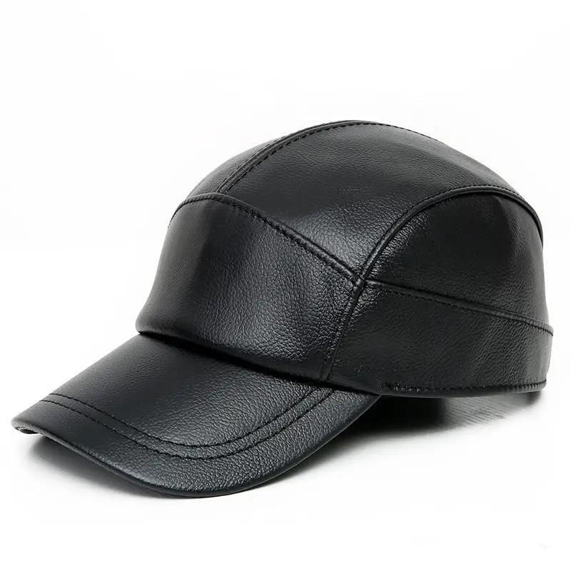 Stylish Leather Baseball Cap - Maves Apparel