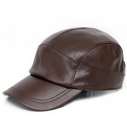 Stylish Leather Baseball Cap - Maves Apparel