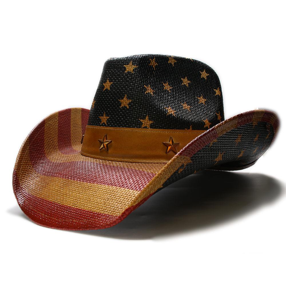 USA Flag design Cowboy sun hat - Maves Apparel